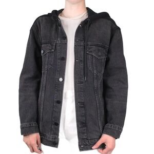 Alexander Wang Denim Hooded Jacket